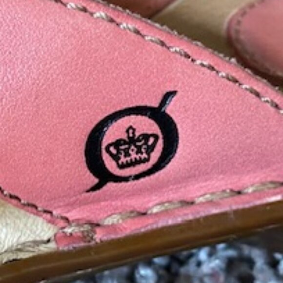 BORN Flip Flips SANDALS * PINK Coral 100% LEATHER UPPERS & padded insole~ 8 / 39 - Picture 5 of 12